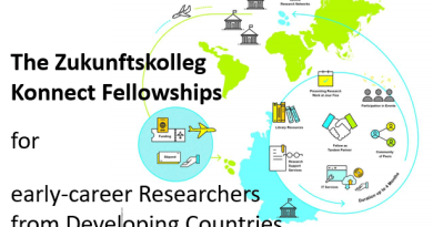 The Zukunftskolleg Konnect Fellowships for early-career Researchers from Developing Countries