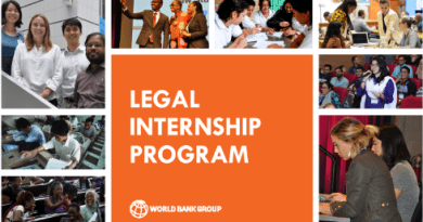 World Bnk Legal Internship Program