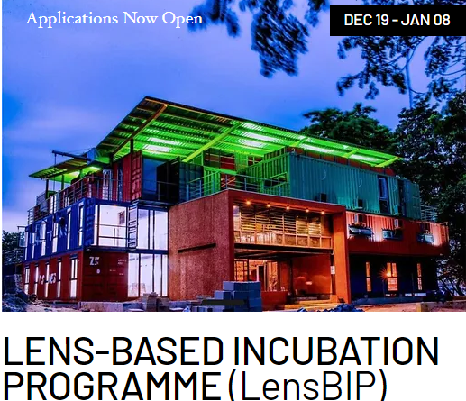 lens-based incubation programme - lensbip