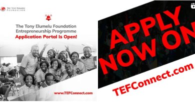2024 Tony Elumelu Foundation Entrepreneurship Program (TEF) application opens