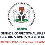 Recruitment into the Federal Fire Service by Civil Defence. Correctional, Fire and Immigration Services Board