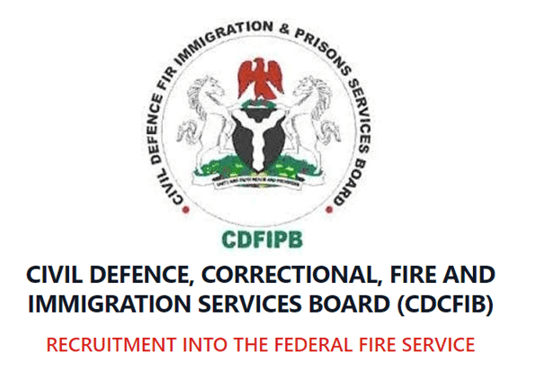 Recruitment into the Federal Fire Service by Civil Defence. Correctional, Fire and Immigration Services Board