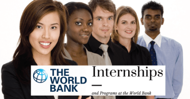 World Bank Internship Program For Young Professionals