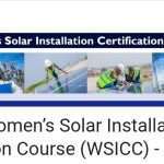 The Women's Solar Installation Certification Course