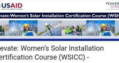 The Women's Solar Installation Certification Course