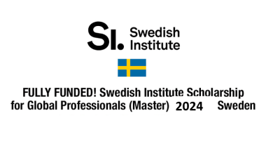 Swedish Institute Scholarships for Global Professionals for Masters Level Studies in Sweden