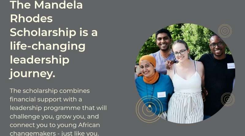 Mandela Rhodes Foundation (MRF) Postgraduate Scholarships