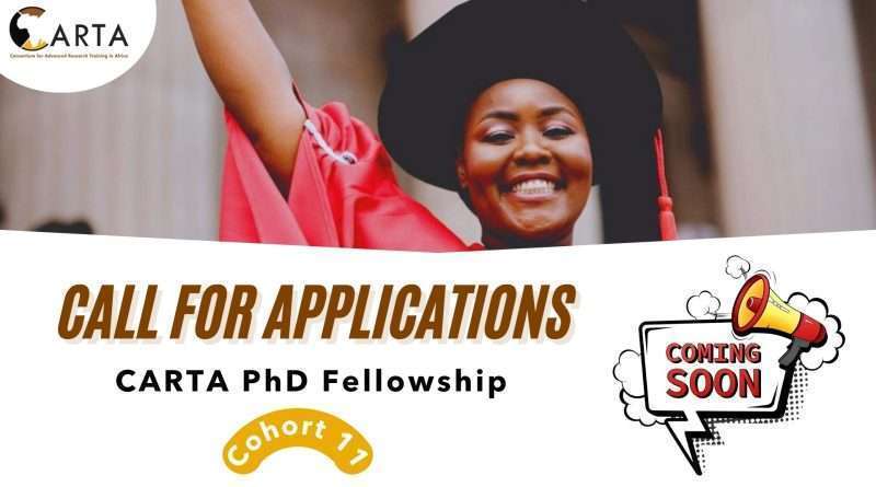 Consortium for Advanced Research Training in Africa (CARTA) PhD Fellowship