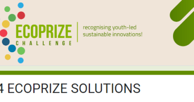 ECOPRIZE SOLUTIONS CHALLENGE Recognizing Youth-Led Sustainable Innovations