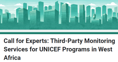 Call for Experts - Third-Party Monitoring Services for UNICEF Programs in West Africa