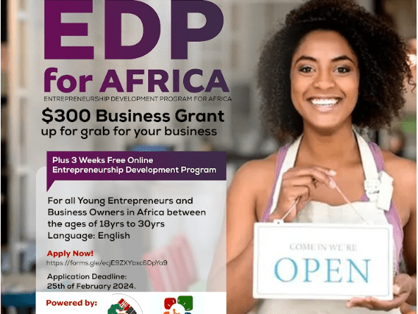 EDP for Africa business grant