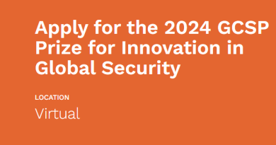 Geneva Centre for Security Policy Prize