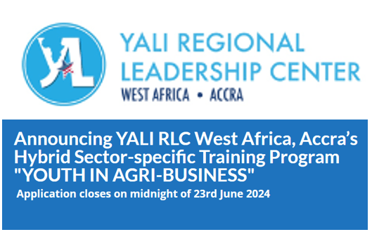 YALI RLC West Africa Emerging Leaders Program – YOUTH IN AGRI-BUSINESS