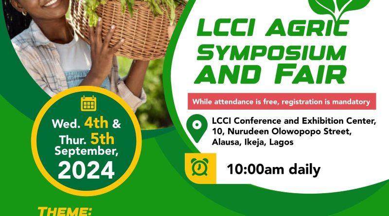 LCCI Agric Symposium and Fair event.