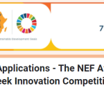 The NEF Africa SDGs Week Innovation Competition