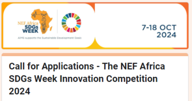 The NEF Africa SDGs Week Innovation Competition